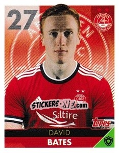 Sticker David Bates - Scottish Professional Football League 2021-2022 n. 17 - Topps