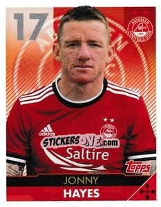 Sticker Jonny Hayes - Scottish Professional Football League 2021-2022 n. 19 - Topps