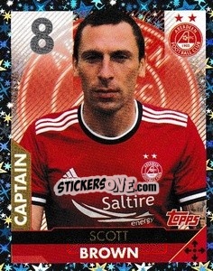 Cromo Scott Brown - Scottish Professional Football League 2021-2022 - Topps