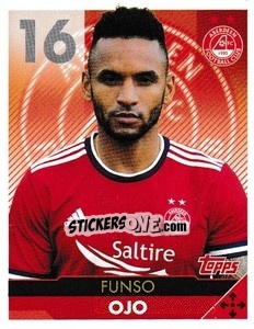 Sticker Funso Ojo - Scottish Professional Football League 2021-2022 n. 24 - Topps