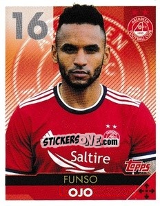 Cromo Funso Ojo - Scottish Professional Football League 2021-2022 - Topps