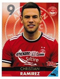 Sticker Christian Ramirez - Scottish Professional Football League 2021-2022 n. 25 - Topps