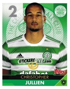 Sticker Christopher Julien - Scottish Professional Football League 2021-2022 - Topps