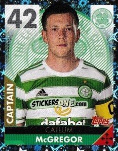 Sticker Callum McGregor - Scottish Professional Football League 2021-2022 - Topps