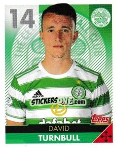 Sticker David Turnbull - Scottish Professional Football League 2021-2022 - Topps