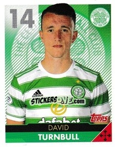 Sticker David Turnbull - Scottish Professional Football League 2021-2022 n. 41 - Topps