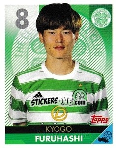 Figurina Kyogo Furuhashi - Scottish Professional Football League 2021-2022 - Topps