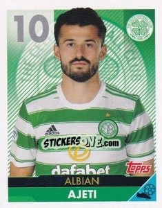 Sticker Albian Ajeti - Scottish Professional Football League 2021-2022 - Topps