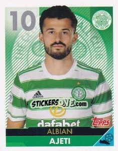 Figurina Albian Ajeti - Scottish Professional Football League 2021-2022 - Topps