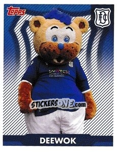 Sticker DeeWok - Mascot - Scottish Professional Football League 2021-2022 - Topps