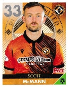 Sticker Scott McMann - Scottish Professional Football League 2021-2022 - Topps