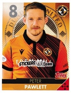 Sticker Peter Pawlett - Scottish Professional Football League 2021-2022 - Topps