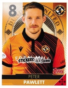 Sticker Peter Pawlett - Scottish Professional Football League 2021-2022 n. 80 - Topps