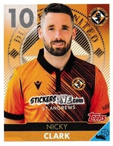 Figurina Nicky Clark - Scottish Professional Football League 2021-2022 - Topps