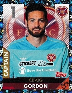 Sticker Craig Gordon - Scottish Professional Football League 2021-2022 - Topps