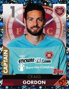 Sticker Craig Gordon - Scottish Professional Football League 2021-2022 n. 90 - Topps