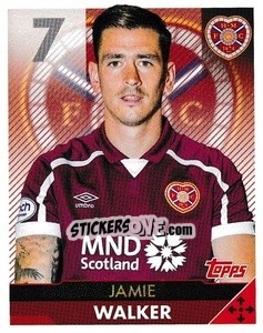 Sticker Jamie Walker - Scottish Professional Football League 2021-2022 - Topps