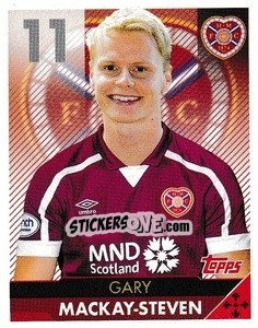 Cromo Gary Mackay-Steven - Scottish Professional Football League 2021-2022 - Topps