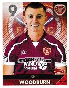 Cromo Ben Woodburn - Scottish Professional Football League 2021-2022 - Topps