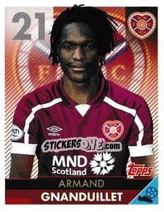 Sticker Armand Gnanduillet - Scottish Professional Football League 2021-2022 - Topps