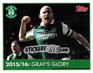 Sticker 2015/16 Gray's Glory - Scottish Professional Football League 2021-2022 - Topps