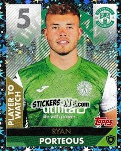 Sticker Ryan Porteous - Scottish Professional Football League 2021-2022 - Topps