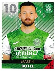 Sticker Martin Boyle - Scottish Professional Football League 2021-2022 - Topps