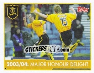 Sticker 2003/04 Major Honour Delight - Scottish Professional Football League 2021-2022 - Topps