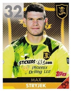 Cromo Max Stryjek - Scottish Professional Football League 2021-2022 - Topps