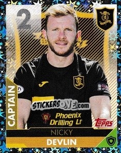 Sticker Nicky Devlin - Scottish Professional Football League 2021-2022 - Topps