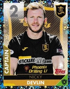 Figurina Nicky Devlin - Scottish Professional Football League 2021-2022 - Topps