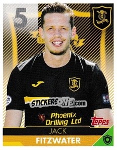 Cromo Jack Fitzwater - Scottish Professional Football League 2021-2022 - Topps