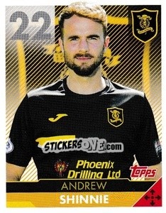 Figurina Andrew Shinnie - Scottish Professional Football League 2021-2022 - Topps