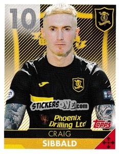 Cromo Craig Sibbald - Scottish Professional Football League 2021-2022 - Topps