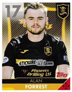 Sticker Alan Forrest - Scottish Professional Football League 2021-2022 - Topps