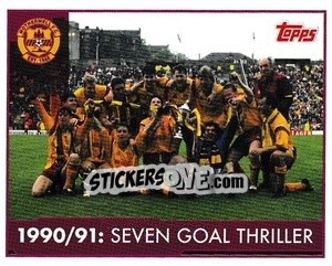 Figurina 1990/91 Seven Goal Thriller - Scottish Professional Football League 2021-2022 n. 143 - Topps