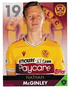 Sticker Nathan McGinley - Scottish Professional Football League 2021-2022 - Topps
