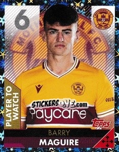 Cromo Barry Maguire - Scottish Professional Football League 2021-2022 - Topps