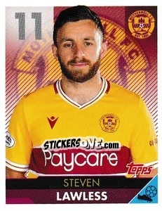 Sticker Steven Lawless - Scottish Professional Football League 2021-2022 n. 156 - Topps