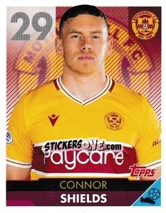 Cromo Connor Shields - Scottish Professional Football League 2021-2022 - Topps