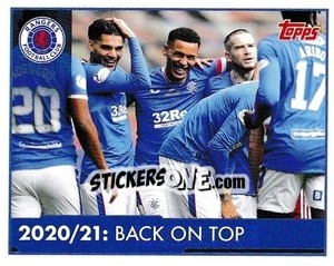 Sticker 2020/21 Back on Top