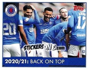 Sticker 2020/21 Back on Top - Scottish Professional Football League 2021-2022 n. 162 - Topps