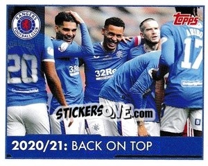 Figurina 2020/21 Back on Top - Scottish Professional Football League 2021-2022 - Topps