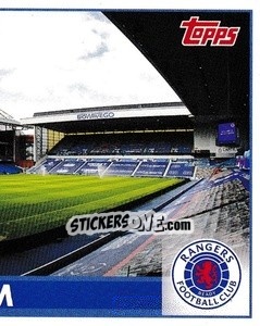 Sticker Ibrox Stadium - Scottish Professional Football League 2021-2022 - Topps