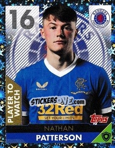 Sticker Nathan Patterson - Scottish Professional Football League 2021-2022 - Topps