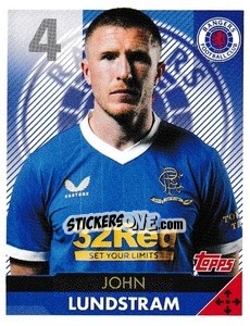 Sticker John Lundstram - Scottish Professional Football League 2021-2022 - Topps
