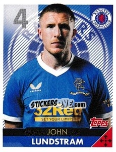 Sticker John Lundstram - Scottish Professional Football League 2021-2022 n. 171 - Topps
