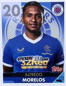 Cromo Alfredo Morelos - Scottish Professional Football League 2021-2022 - Topps