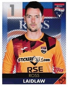 Cromo Ross Laidlaw - Scottish Professional Football League 2021-2022 - Topps