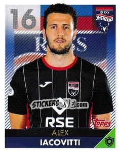 Sticker Alex Iacovitti - Scottish Professional Football League 2021-2022 n. 186 - Topps